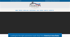 Desktop Screenshot of americasautobody.com